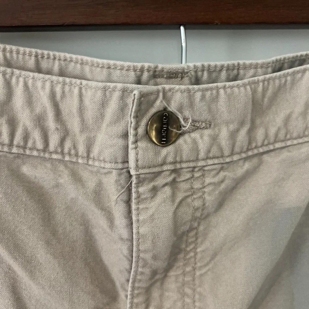Carhartt‎ B24 TAN Mens Canvas Work Shorts Tan Original Fit Size 42 Utility Cargo